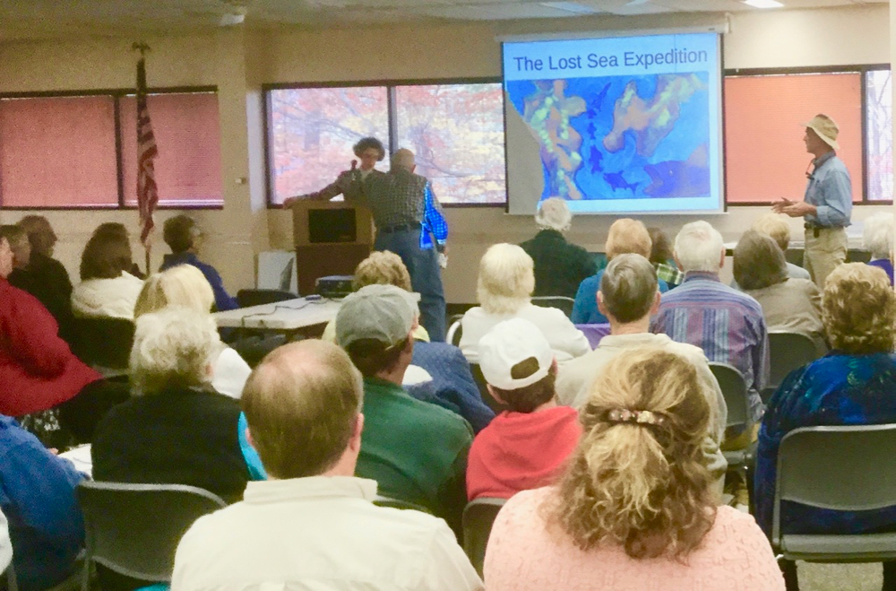 A few of the folks that attended the recent "Lost Sea Expedition" program. 