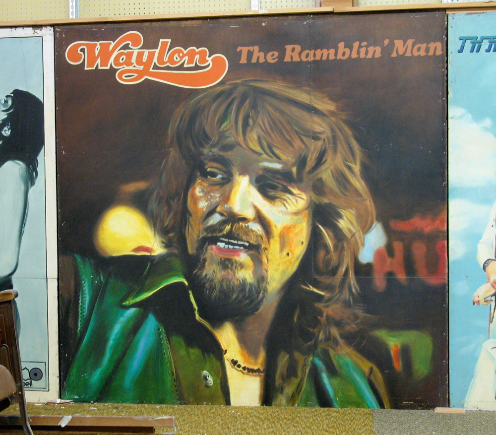 The Ramblin' Man as painted by Joe Taylor. Look carefully in the bottom right corner, and you can spot Joe's signature